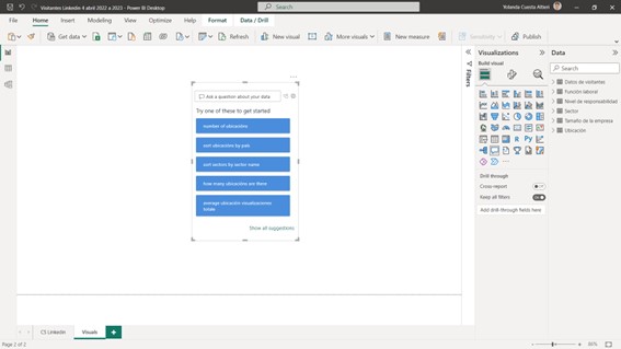 Power BI LinkedIn analytics • Creativity Spark
