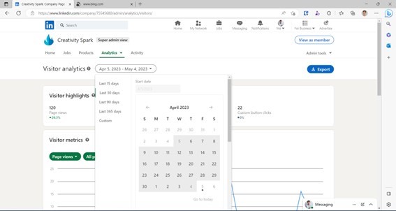 Power BI LinkedIn analytics • Creativity Spark